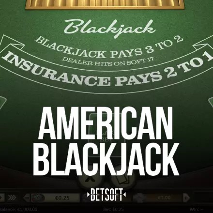 American Blackjack slot icon by Betsoft Gaming, available at rewards-casino