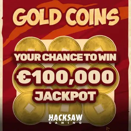 Gold Coins game by Hacksaw Gaming – logo hosted on rewards-casino