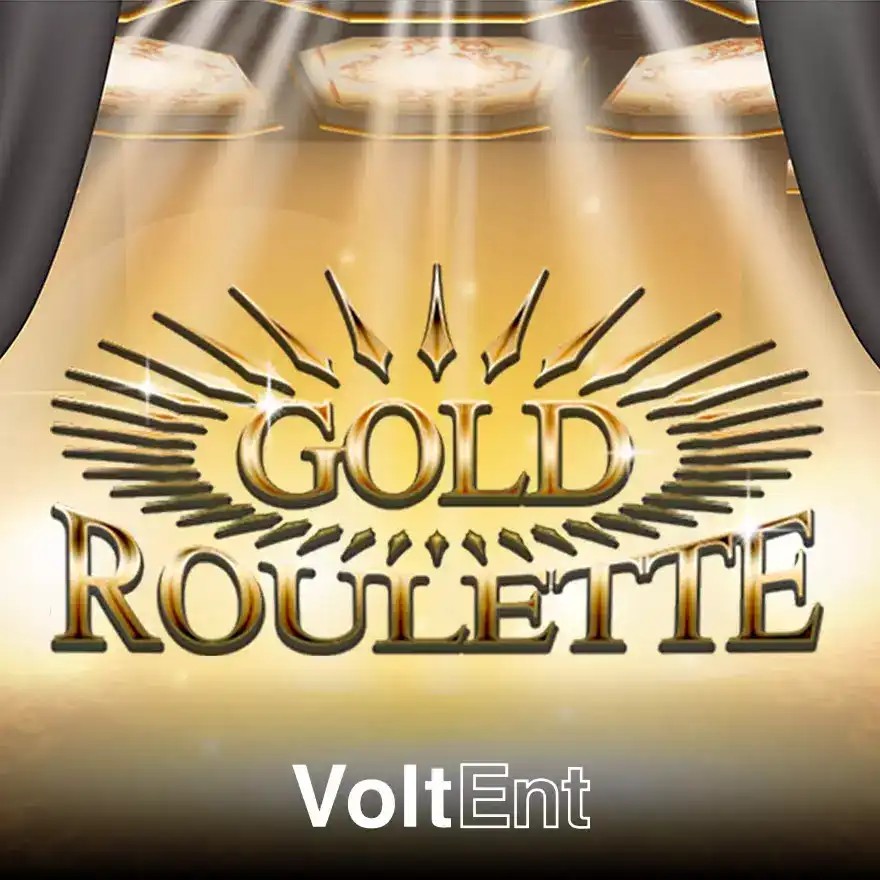 Official Table Games logo: Gold Roulette by VoltEnt at rewards-casino