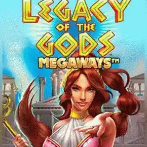 Legacy of Gods Megaways logo by Blueprint Gaming rewards-casino