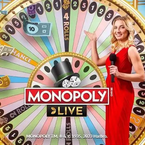 Monopoly Live game by Evolution – logo hosted on rewards-casino