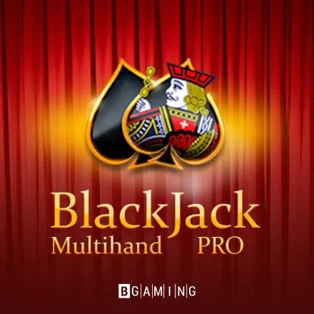 Multihand Blackjack Pro logo – Table Games by BGAMING at rewards-casino