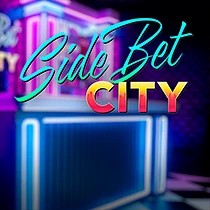 Side Bet City slot logo by Evolution at rewards-casino