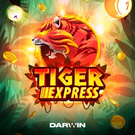 Tiger Express by Darwin Gaming, showcased at casino-rewards.sk – game logo